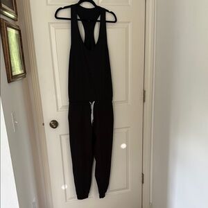 Vuori Black Sleeveless Jumpsuit